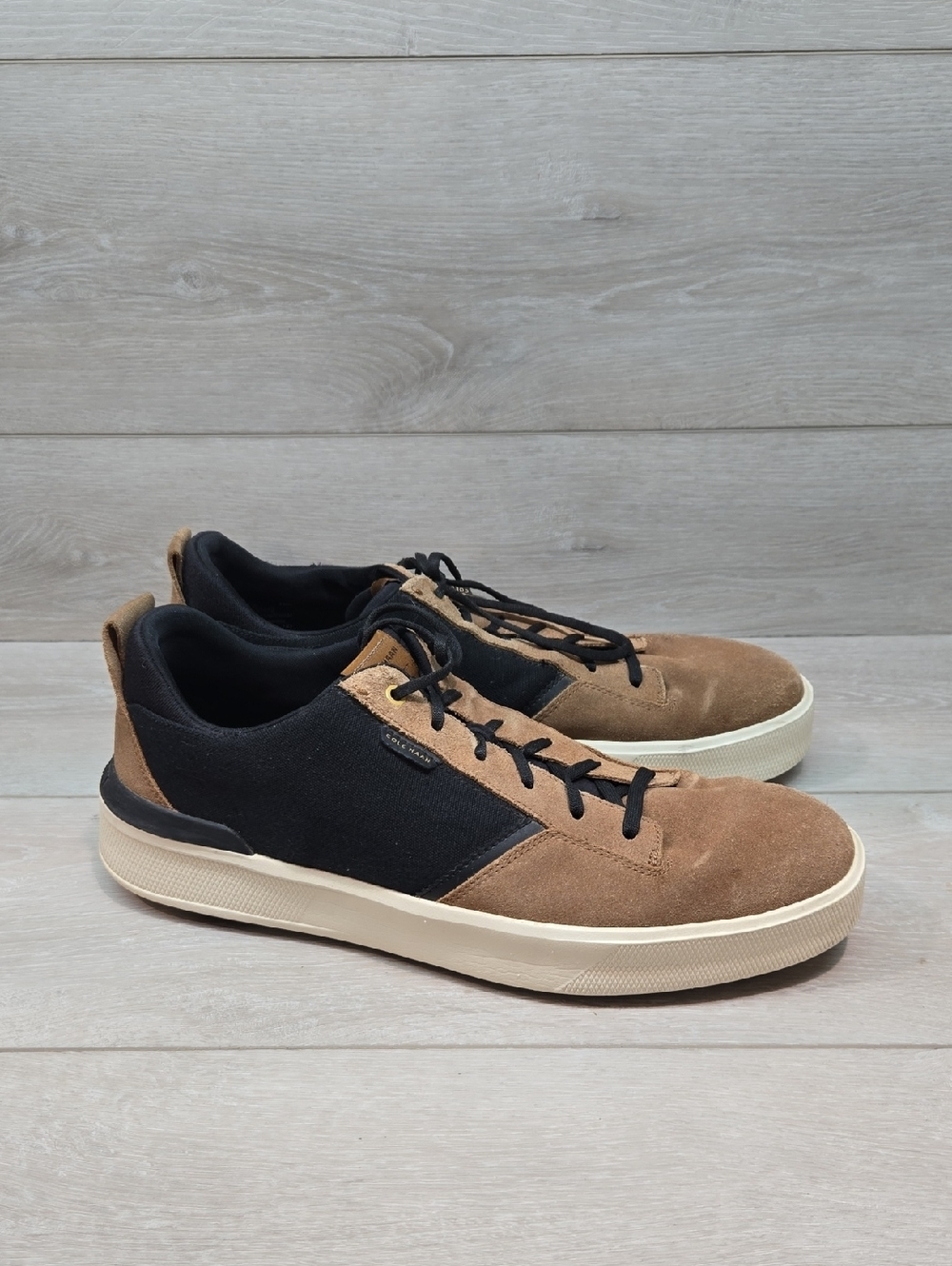 Cole Haan Men's Casual Suede&Canvas Sneakers Flowerfoam Shoes Sz 13M